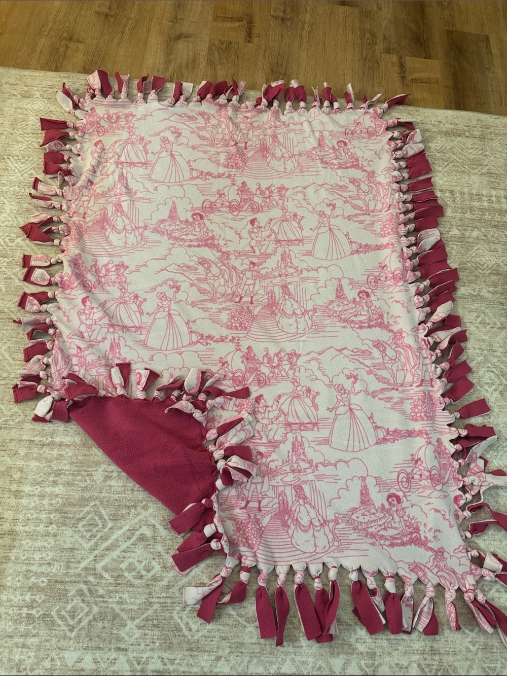 Disney princess blanket